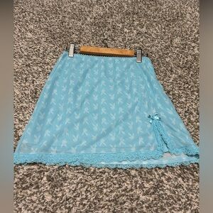 Playboy blue skirt